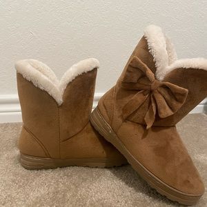 Fluffy booties